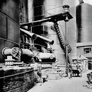 Workington Steel Works Blast Furnace early 1900s