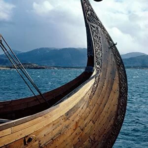 Viking ships and weaponry