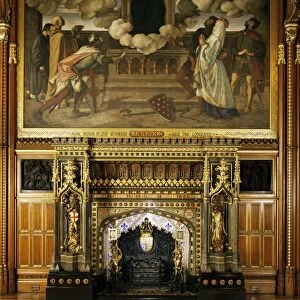 The Queens Robing Room, Houses of Parliament, Westminster, London