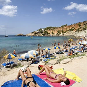 Cala d Hort, Ibiza, the Balearic Islands, Spain