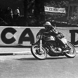 Ernie Ring (AJS) 1953 Junior TT