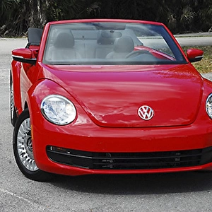 VW Volkswagen Beetle Convertible 1. 8T, 2015, Red