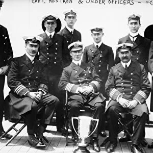 CARPATHIA: CREW, 1912. Crew of the steamship RMS Carpathia, which rescued survivors
