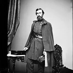 CIVIL WAR: PAYMASTER. Major F. Brown, a Union army paymaster. Photograph, c1863