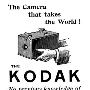 Advertisement for Kodak cameras from The Illustrated London News, 16 September 1893