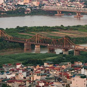 Hanoi Bridges (Long Bien and Chuong Duong over Red River)