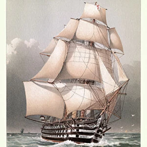 HMS Victoria was the last British wooden first-rate three-decked ship of the line, Royal Navy warship