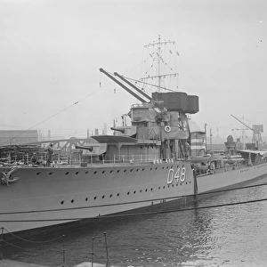 HMS Vidette. 1 September 1928