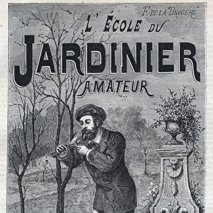 Advertising for the book: "The school of the amateur gardener"