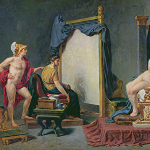 Apelles Painting Campaspe in the Presence of Alexander the Great (356-323 BC) (oil
