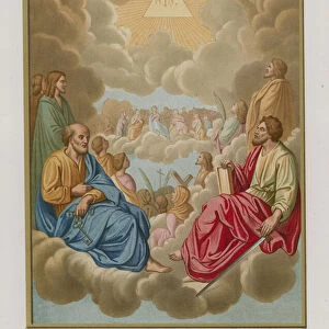 The apostles Saint Peter and Saint Paul (chromolitho)