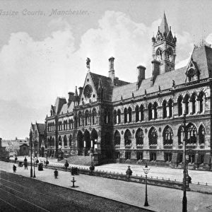 Assize Courts, Manchester, c. 1910 (b / w photo)