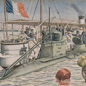 The Bizerte Catastrophe, illustration from Le Petit Journal, 4th April 1906