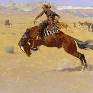 A Cold Morning on the Range, c. 1904 (oil on canvas)