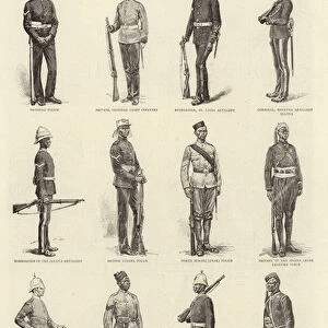 Colonial Troops who Took Part in the Jubilee Celebrations (litho)