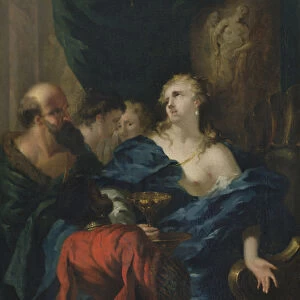 The Death of Sophonisba (oil on canvas)