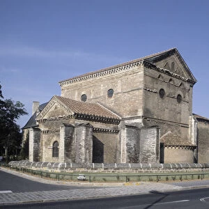 External view of the baptistery, 4th century