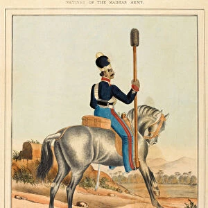 Golundauz of Madras Horse Artillery (colour litho)