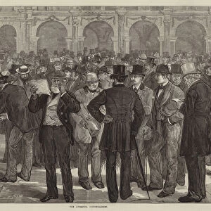 The Liverpool Cotton-Market (engraving)