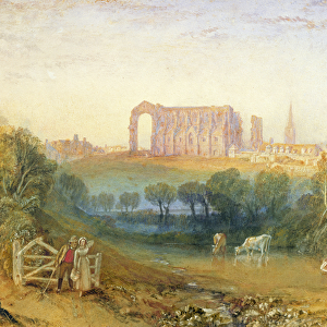 Malmesbury Abbey, 1826 (w / c on paper)