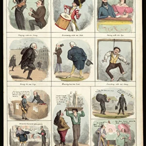 McLeans Monthly Sheet of Caricatures, No 21 [1831] (colour litho)