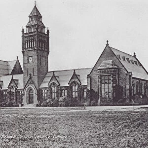 Merchant Taylors School, Great Crosby (b / w photo)