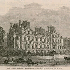 Montagu House in Whitehall (engraving)