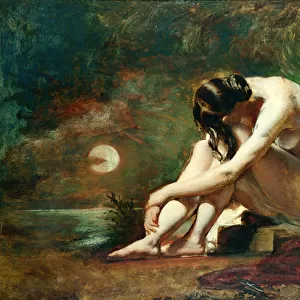 Moonlit Nude (oil)