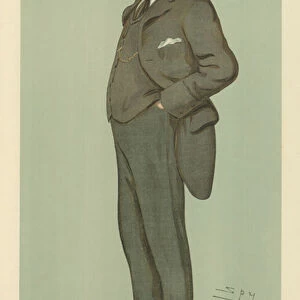 Mr Samuel Whitbread, Parliamentary procedure, 8 August 1895, Vanity Fair cartoon (colour litho)