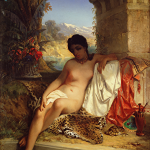 Odalisque, c. 1880 (oil on canvas)