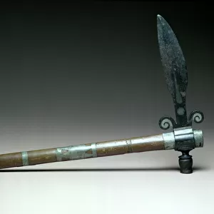 Pipe Tomahawk, c. 1770 (wood steel and lead)