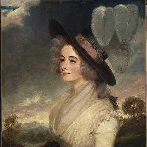 Portrait of Miss Elizabeth Beresford, half length (oil on canvas)