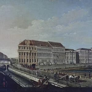 The Post Office in Potsdam, 1784 (oil on canvas)