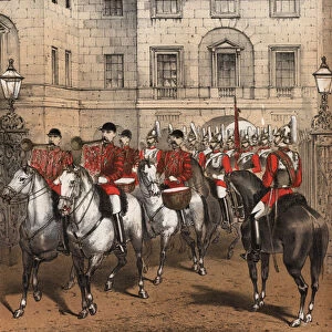 The Royal Horse Guards Band March (colour litho)