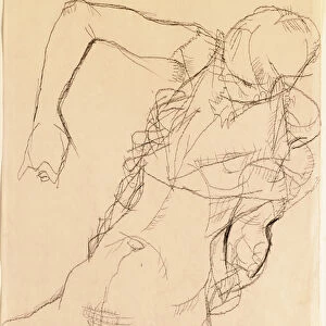 Seated nude, 1914 (pencil on paper)