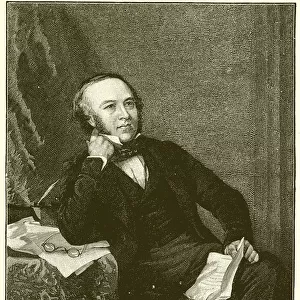Sir Rowland Hill, 1847 (engraving)