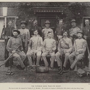 The Victorian Rifle Team for Bisley (b / w photo)