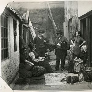 Whitby Fisher Folk, c. 1885 (albumen print)