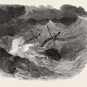 The Peninsular and Oriental Companys Steamship pekin in a Typhoon