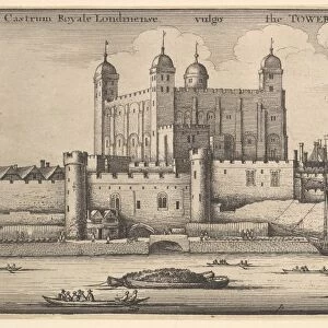 Tower London 1625-77 Etching second state two