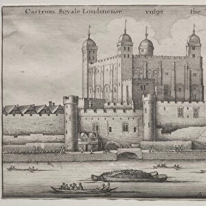 Tower London Wenceslaus Hollar Bohemian 1607-1677