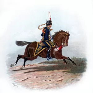 18th Hussars, 1890. Artist: R Simkin