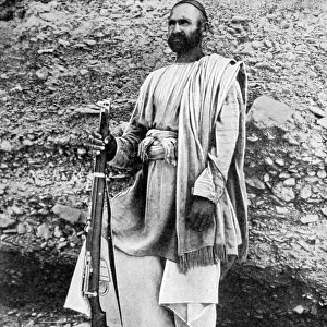 Afghan tribesman, 1936. Artist: Fox
