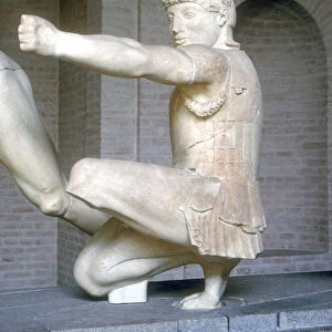 Archer from part of the East Pediment of the Temple of Aphaia, Aegina, Greece, c500 - 480 BC
