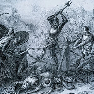 Battle of Las Navas de Tolosa (1212), engraving