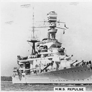 Battlecruiser HMS Repulse, 1937