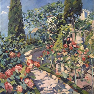 Blooming May, 1915-1918. Artist: Vinogradov, Sergei Arsenyevich (1869-1938)