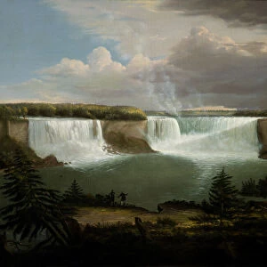 A General View of the Falls of Niagara, 1820. Creator: Alvan Fisher