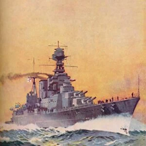 HMS Hood was laid down in 1916 and completed in 1920, 1937