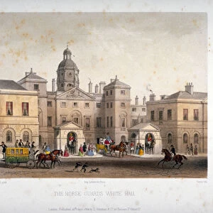 Horse Guards, Westminster, London, 1854. Artist